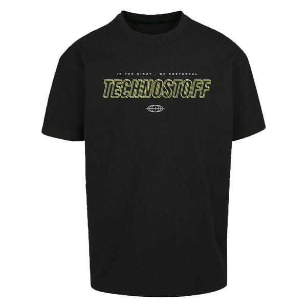 Signature Oversized T-Shirt von Technostoff in schwarz